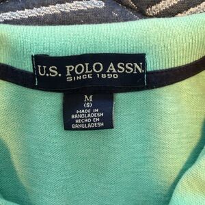 U.S. Polo Assn. Mint Green Kids Crewneck